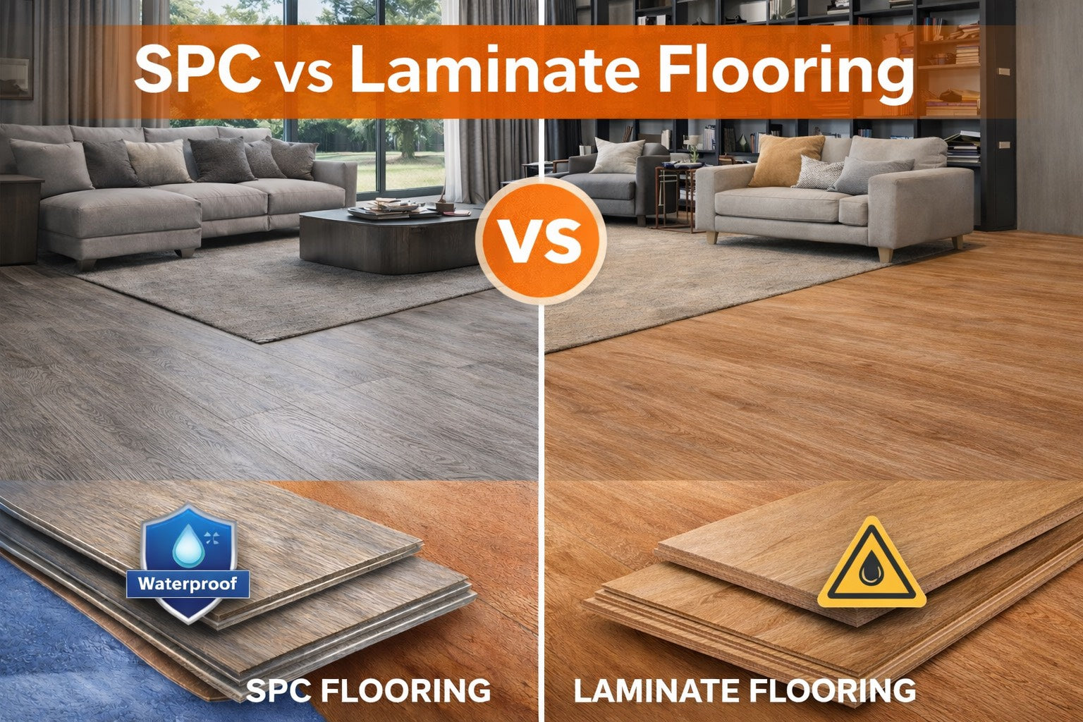 SPC vs Laminate Flooring: Which Is Better for Las Vegas Homes?