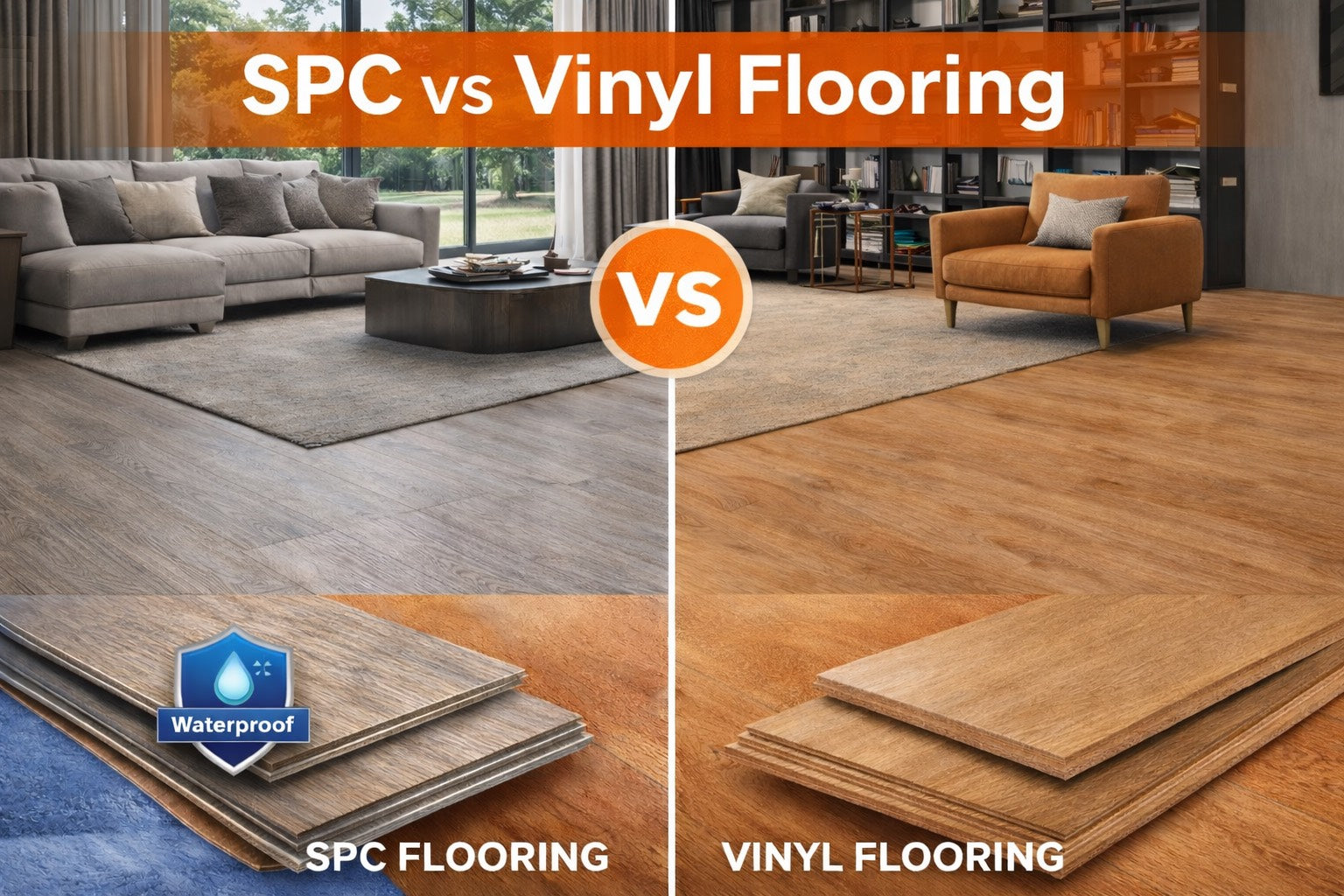SPC vs Vinyl Flooring: Which Is Better for Las Vegas Homes