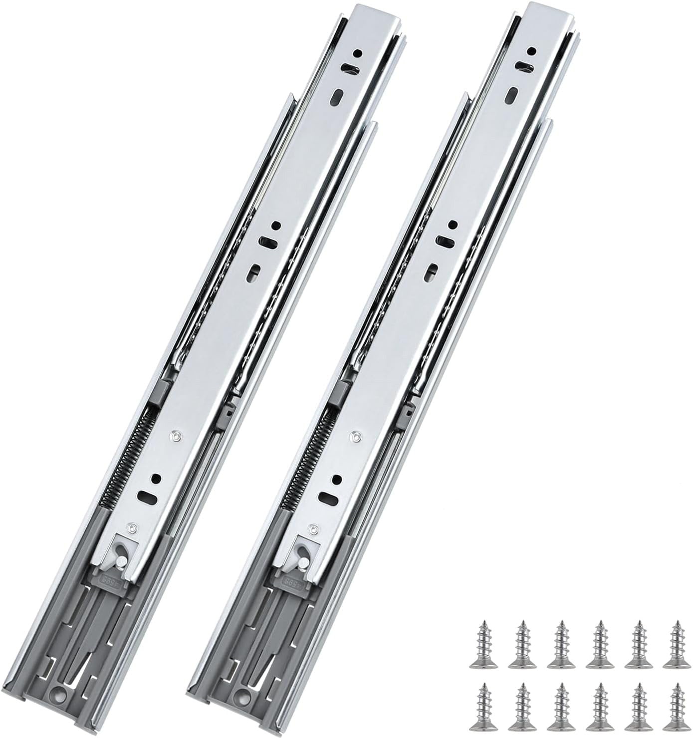 22" SIDE MOUNT DRAWER SLIDES SOFT CLOSE