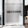 SS04 SINGLE SLIDING GLASS SHOWER DOOR-CHROME